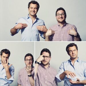 Joshua Jackson Instagram - Happy,sad,confused. With a special co-signed ‘confused’. Team work makes the dream work. 
Always fun to get together with another Josh and talk endlessly about my favourite subject....me. 
I’ll put the link in the bio. And wait for @juliagtelles to correct me later.