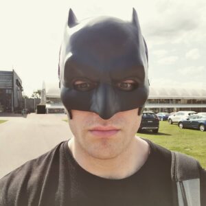 Joshua Orpin Instagram - Made a last minute appearance at #supanova Melbourne dressed as "Minimum Effort Man", a character who looks exactly like Batman but instead of a Batsuit he wears a cheap mask from a $2 shop made for ages 6-8.

He's not the hero anyone deserves or needs.