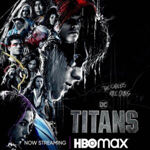 Joshua Orpin Instagram - The wait is over. @dctitans Season 3 is now streaming on @hbomax!

To celebrate, here are me and the Kryptos failing to look at a camera while being photographed.

Happy viewing!

PS. 
If you are not currently in the US, That "wait is over" bit is not strictly accurate. In fact, your wait must continue. But not for long (I don't know how long, no one tells me anything) 😬