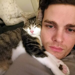 Joshua Orpin Instagram - Got a cat
Here's too many pictures of the cat
#cat

@achilleswiththebigtum

Thanks @pat_pawsandtailsrehoming!