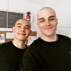 Joshua Orpin Instagram - Did you hear about the 2-for-1 special on eggs? What a great gift idea for the holiday season!
☃️🥚🥚🎄 #eggs #baldboys4life