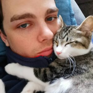 Joshua Orpin Instagram - Got a cat
Here's too many pictures of the cat
#cat

@achilleswiththebigtum

Thanks @pat_pawsandtailsrehoming!