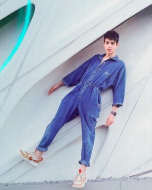 Joshua Rush Instagram - fuck it, denim jumpsuit
@simranmalik