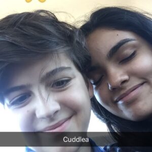 Joshua Rush Instagram - for years on years i’ve had my sister (@simranmalik) by my side. good and bad, exciting and boring, whether we’re going crazy places, visiting and working on sets, or just sitting at home watching atla or victorious, i’m glad i’ve had you by my side @simranmalik

i love u🥺🥺🥺