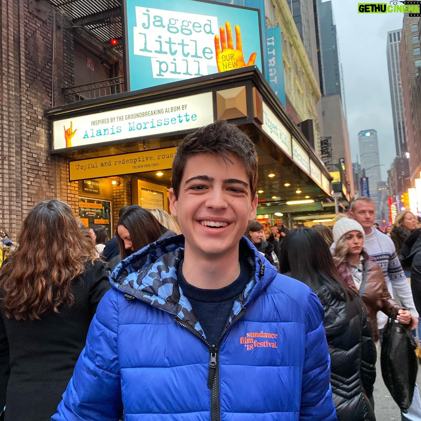 Joshua Rush - 55.6K Likes - got to see @jaggedlittlepill today and it absolutely blew my mind in a way i had no way of expecting when i walked in!! the story was SO beautiful and incredible in every way......just go see it. there are no words