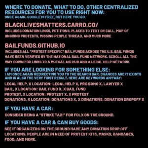 Joshua Rush Instagram - #blackouttuesday (CREDIT TO @TIME2RYOT)
i keep getting friends of mine asking me “what do i do to get involved?” and i don’t have all the answers for everyone. but all the answers are right in front of all of us because we have the literal world at our fingertips!
.
change is hard, but we need radical action to save lives and end the institutionalized racism and anti-blackness built into the police and larger society in this country, and we need it now. (also, please stop posting black screens with #/blacklivesmatter, it’s hiding away the important info people need right now!)
.
i will be participating in blackout tuesday by only sharing important info relating to the cause and resharing and retweeting Black creators and info. we’re not stopping, we’re focusing in on what matters right now—and that’s Black lives.