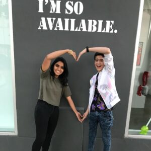 Joshua Rush Instagram - for years on years i’ve had my sister (@simranmalik) by my side. good and bad, exciting and boring, whether we’re going crazy places, visiting and working on sets, or just sitting at home watching atla or victorious, i’m glad i’ve had you by my side @simranmalik

i love u🥺🥺🥺