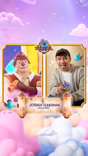 Joshua Suherman Instagram - Siapa yang nungguin Petualangan Paddle Pop di Imagira?🦁🌈

Yuk kenalan dulu sama Max yang akan diperankan oleh @jojosuherman! Sebagai karakter utama, Max akan dibantu oleh Liona untuk menyelamatkan negeri Imagira yang sedang kacau karena serangan dari Shadow Master💥

Penasaran sama ceritanya? Jangan sampai ketinggalan, tonton aksi seru Petualangan Paddle Pop Imagira, sekarang di Vidio, GRATIS!✨

#PaddlePopIndonesia #PaddlePopImagira