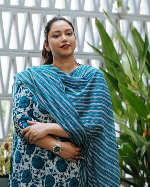 Joy Crizildaa Instagram - Experience the comfort and style of our pure Jaipur cotton sets. With an A-line kurta, straight-cut pants, and a dupatta, this outfit is soft, stylish, and super comfortable.
Model : @joycrizildaa ♥️
📸: @jaganselvamphotography ♥️
Makeup and Hair: @teamshazz ♥️