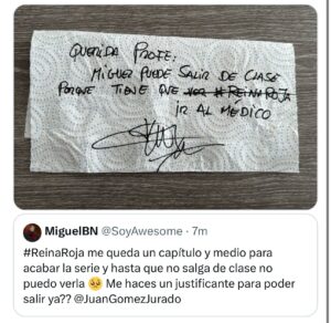 Juan Gómez-Jurado Instagram - ¿Crees que va a colar? 🤞🏼🤞🏼#ReinaRoja