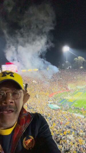 Judge Greg Mathis Instagram - We’re going to the national championship. Go blue!