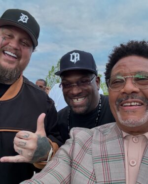 Judge Greg Mathis Instagram - GUESS WHO’S BACK?! Detroit celebrated the reopening of Michigan Central, a landmark event with an all-star concert of Detroiters. Linda and I had a great time watching our city shine.