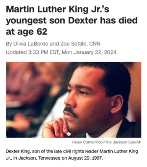 Judge Greg Mathis Instagram - My condolences to his wife Leah Webber King and siblings Bernice and Martin King III. Dexter now joins his father, mother, and sister resting in peace.