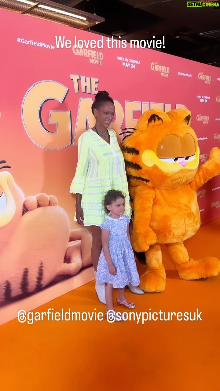 Judi Shekoni - 63 Likes - - fun on a Sunday with Garfield and Lillie ❤️ &garfieldmovie @sonypicturesuk