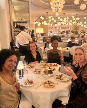 Judi Shekoni Instagram - Lovelyyy to be with my girls!! A Mayfair affair ✨✨