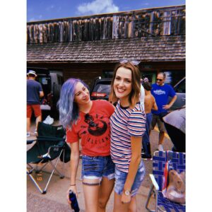 Jules Medcraft Instagram - The Fourth of July is my FAV holiday 💙❤️ It was my gramp’s bday and we celebrate our family reunion around this time. Magic always happens to me on the Fourth (budding romances, shooting off rockets with the fam, S’MORES, ya dig?) but this was by far my favorite Fourth yet. I guess without fully even knowing it I’ve been straight up depressed for seven years. With the help of medical professionals and a loving community I feel I’m finally on the path to some good shit. I still mess up. A lot. I still “accidentally” swear during prayer concern time at church. I still lie to TSA about whether I’ve removed my liquids, gels, and aerosols. I still struggle to find what combo of medications/exercise/pizza is right for me. But the magic that returns to me every year felt better than ever before. There wasn’t any more magic this year than other years but there was more balance in my brain and in my heart. I might be a shit show next week and regret ever saying this but I’ll deal with it then. For now, I’m gonna enjoy this magic moment ✨
