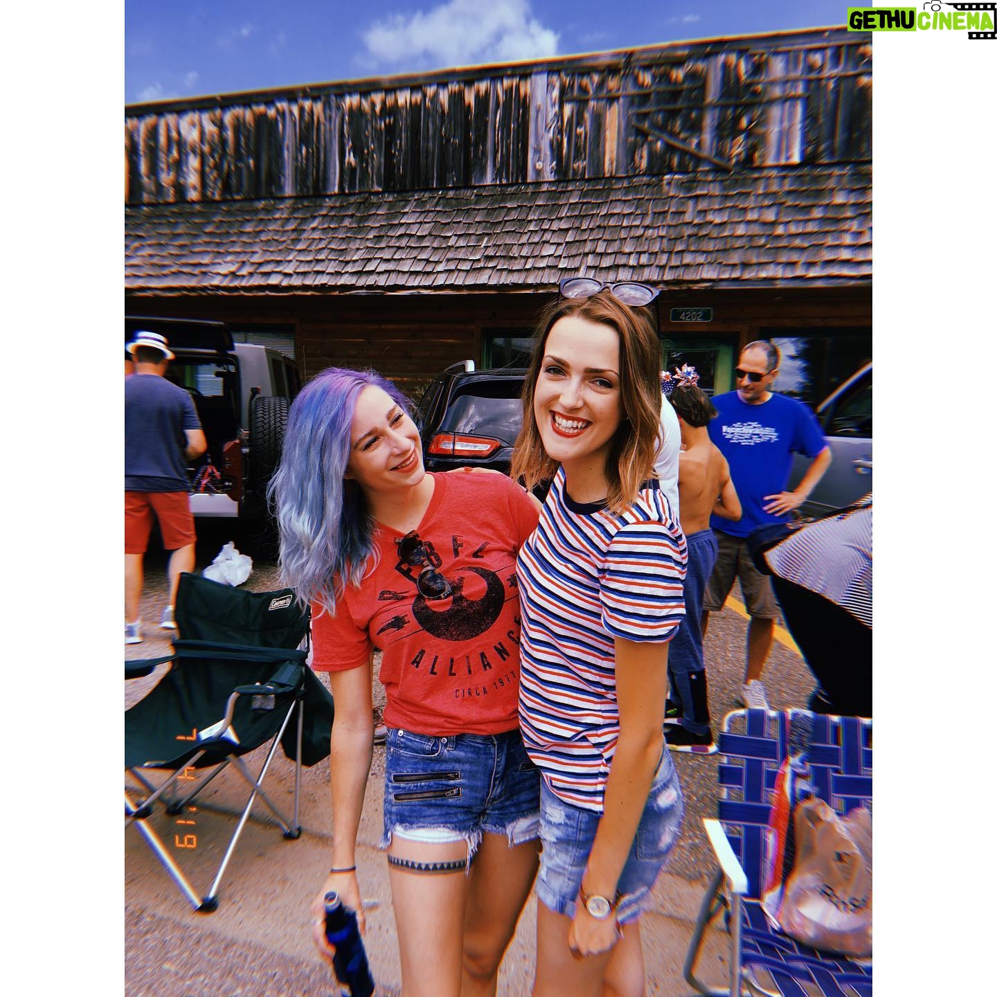Jules Medcraft - 786 Likes - The Fourth of July is my FAV holiday 💙❤️ It was my gramp’s bday and we celebrate our family reunion around this time. Magic always happens to me on the Fourth (budding romances, shooting off rockets with the fam, S’MORES, ya dig?) but this was by far my favorite Fourth yet. I guess without fully even knowing it I’ve been straight up depressed for seven years. With the help of medical professionals and a loving community I feel I’m finally on the path to some good shit. I still mess up. A lot. I still “accidentally” swear during prayer concern time at church. I still lie to TSA about whether I’ve removed my liquids, gels, and aerosols. I still struggle to find what combo of medications/exercise/pizza is right for me. But the magic that returns to me every year felt better than ever before. There wasn’t any more magic this year than other years but there was more balance in my brain and in my heart. I might be a shit show next week and regret ever saying this but I’ll deal with it then. For now, I’m gonna enjoy this magic moment ✨