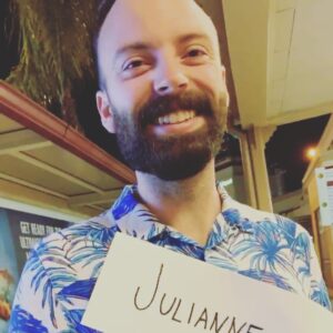 Jules Medcraft Instagram - The Fourth of July is my FAV holiday 💙❤️ It was my gramp’s bday and we celebrate our family reunion around this time. Magic always happens to me on the Fourth (budding romances, shooting off rockets with the fam, S’MORES, ya dig?) but this was by far my favorite Fourth yet. I guess without fully even knowing it I’ve been straight up depressed for seven years. With the help of medical professionals and a loving community I feel I’m finally on the path to some good shit. I still mess up. A lot. I still “accidentally” swear during prayer concern time at church. I still lie to TSA about whether I’ve removed my liquids, gels, and aerosols. I still struggle to find what combo of medications/exercise/pizza is right for me. But the magic that returns to me every year felt better than ever before. There wasn’t any more magic this year than other years but there was more balance in my brain and in my heart. I might be a shit show next week and regret ever saying this but I’ll deal with it then. For now, I’m gonna enjoy this magic moment ✨