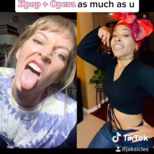 Julia Aks Instagram - Get yourself a friend like @bryce.cosplays who has eclectic taste and says ‘yes okay let’s fantasy-start a kpopera girl group’ 🖤💗😆
—————————
LAKMÉ SAVAGE // @blackpinkofficial ‘Pretty Savage’ x The Flower Duet from ‘Lakmé’