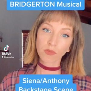 Julia Aks Instagram - Rewatched ep3 of @bridgertonnetflix and was inspired to imagine a duet of Siena’s and Anthony’s dRaMAtiC scene backstage at the opera. Because Siena is an opera singer, I thought it’d be cool if she had a more classical sound, u know 😇 orchestrated by wizard @winky_pants 

Cheers to @abigailbarloww and @mlebear for starting this concept! #BridgertonMusical