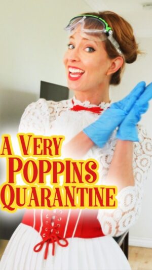Julia Aks Instagram - Daniel Matarazzo wrote a Poppins coronavirus parody song that went viral, and Hank Green commissioned me to make a video for it. So here is the fruit of my isolated labor. Stay safe, friends!
-----------
Executive Producer @hankgreen 
Starring JULIA AKS
Lyrics & Arrangement @hakunamatatarazzo 
cameos by @michellekhare @whitneyavalon @thewacokid_ @sameverettbaker @stevegreist
