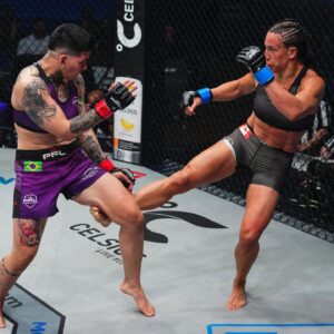 Julia Budd Instagram - What an incredible week! I fought my heart out Friday night as the main event for the kick off of this season and felt amazing in that cage. That was a huge part due to all the incredible coaching and training partners that helped me get ready for this @gibsonmma and @fightready and my strength and conditioning work @neuroforceone ⚡️ So thank you all! And Thank you to everyone for the support, the love and all the hugs from my family and friends who were at home and in the arena screaming for me. On to the next one, June 16 in Atlanta 💎