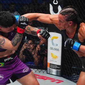 Julia Budd Instagram - What an incredible week! I fought my heart out Friday night as the main event for the kick off of this season and felt amazing in that cage. That was a huge part due to all the incredible coaching and training partners that helped me get ready for this @gibsonmma and @fightready and my strength and conditioning work @neuroforceone ⚡️ So thank you all! And Thank you to everyone for the support, the love and all the hugs from my family and friends who were at home and in the arena screaming for me. On to the next one, June 16 in Atlanta 💎