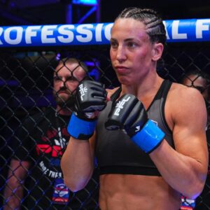 Julia Budd Instagram - What an incredible week! I fought my heart out Friday night as the main event for the kick off of this season and felt amazing in that cage. That was a huge part due to all the incredible coaching and training partners that helped me get ready for this @gibsonmma and @fightready and my strength and conditioning work @neuroforceone ⚡️ So thank you all! And Thank you to everyone for the support, the love and all the hugs from my family and friends who were at home and in the arena screaming for me. On to the next one, June 16 in Atlanta 💎