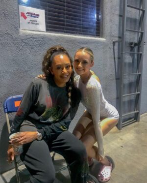 Julia Carlile Instagram - Soooo… we’re on Mel B’s dream team on @agt fantasy league!!!!🤭💜🧜‍♀️🕺 #agtfantasyleague