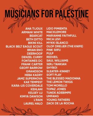 Julia Holter Instagram - musicians can sign the letter at https://musiciansforpalestine.net ❤️ @musicians4palestine