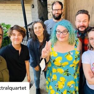 Julia Holter Instagram - Alex Temple’s “Behind the Wallpaper” is out now, performed by @spektralquartet and me. Her writing here is so beautiful and the arrangement so idiomatic for the strings and my voice (have never had someone write so meticulously for my voice). These songs always move me very much to sing and I know they will move listeners. Alex was writing this piece while going through a gender transition, and, while the songs live in a wild space far beyond autobiographical experience, her poetic exploration of feelings of otherness and surreality will resonate with so many. I’m excited for the opportunity for more people to experience this important and timeless work.

Posted @withregram • @spektralquartet BEHIND THE WALLPAPER IS OUT!!!

This album has been a true labor of love, and is so close to our hearts. We are immensely grateful for Alex, Julia, Bill, Zach, Greg, Cat, Sandy, Natalie, for the incredibly generous donors and supporters of our campaign, and for all of our stalwart listeners and fellow music weirdos💜

This is music we believe deserves to be out in the world and that we hope many people will find connection with. Please give it a listen on your streaming platform of choice, share it widely, and let us know what you think! 

Love,
The Spektral
