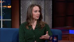Julia Ioffe Instagram - Repost from @colbertlateshow: @juliaioffe explains how Russia takes ‘a little bit of truth’ and spins it into a ‘cotton candy of lies.’ #LSSC

Watch the full video at the link in bio.