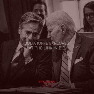 Julia Ioffe Instagram - “There’s something about the moment that’s keeping people together,” a senior administration source tells Puck’s Julia Ioffe. “There’s a sense that we’re standing at the precipice right now.”

Julia Ioffe has details at the link in bio.

Photos: Drew Angerer/Getty Images, Anna Moneymaker/Getty Images

#NationalSecurity