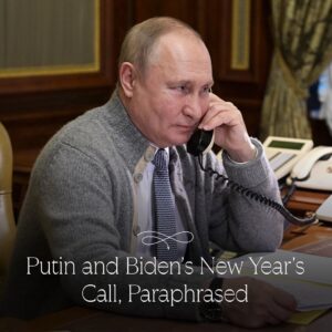 Julia Ioffe Instagram - It’s the Russian custom to reach out to business partners and clients to wish them a happy new year, so as part of his series of end-of-the-year calls with international dignitaries, Vladimir Putin rang Joe Biden for the second time this month. Piecing together official read-outs of what Russian and American advisors told the press immediately after the conversation, Julia Ioffe paraphrased how the talk went down between Putin and Biden. Read more at the link in bio.