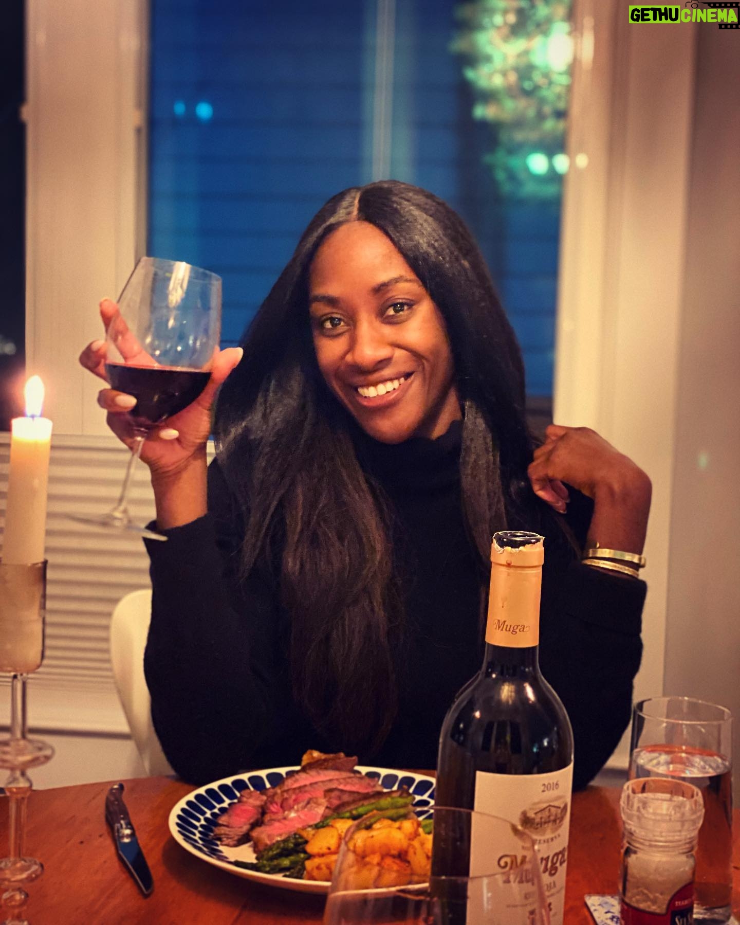 Julia Ioffe - 552 Likes - When a good friend comes to town, you reward them with a steak dinner. This way, they are sure to return. 🥩🍷 #latergram