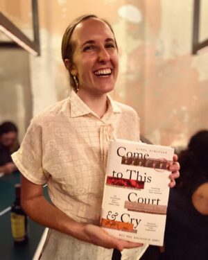 Julia Ioffe Instagram - I’ve known this brilliant young woman since she was just a fresh college graduate, trying to make her way in the world. Now, she’s written “Come to This Court and Cry,” one of the most captivating and haunting books I’ve read in years—part gripping historical thriller, part family 
mystery—to the point where I’ve been walking around with circles under my eyes all week: I keep thinking, I’ll just read a chapter or two before bed, but I can’t stop and then it’s 3 am. A truly stunning and masterfully woven tale. Run, don’t walk, folks…