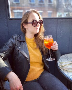 Julia Ioffe Instagram - Aperol spritz season is open.
