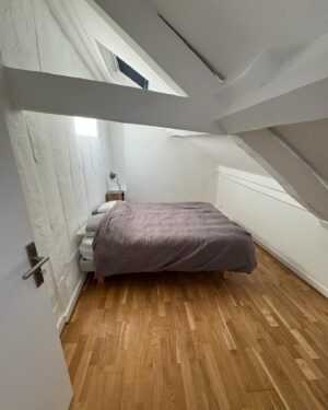 Julia Molkhou Instagram - À louer pour de courtes périodes: duplex de 70m2, rue Traversière 75012. Cuisine, salle à manger, salon, une salle de douche, toilette et dressing au 1er niveau. À l’étage, une grande chambre sous les toits, un dressing et une salle de bain, avec baignoire et toilette. Plus d’infos en MP.