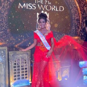 Julia Samantha Edima Instagram - Thank you to the @missworld organisation for this amazing adventure .  I will continue to promote beauty with purpose by inspiring strength, courage and love. Thank you for each emotion which constituted incredible  memories. Thank you to you who believed in me. 

Thank you to my God🙏🏽

I am so honored to be one of the 40 most distinguished female forces in this competition !  it’s a victory  for my country and a lesson in perseverance and resilience. 

Each  of us has something that the world needs 🌍

👗 : @moan_yesus 

#71missworld #71MW #missworldfinal #beautywithapurpose