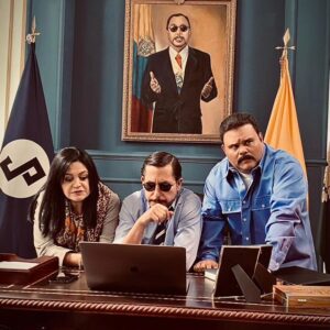 Julián Caicedo Instagram - ¿Que estarán tramando estos 3 ? 
@juliancaicedoillgato 
@alejandroria 
@marcelabenjumeap 
@juanpisgonzalez
#juanpisgonzaleselpresidentedelagente 
#ivancito 
#martuchis