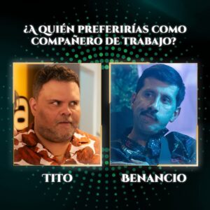 Julián Caicedo Instagram - ¿El ambiente laboral es bueno? Pues... imagina tener que elegir entre estos dos, ¿con quién te quedas? 🤔

Disfruta de los capítulos de #ArelysHenao gratis en www.caracoltv.com/arelys-henao/capitulos 📺✨