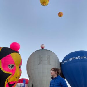 Julian Hilliard Instagram - Happy #Friyay the 13th!

Enjoyed seeing the ##balloonfiesta for the first time early this morning! If you ever get a chance, you have to check it out!🎈scroll to the end ⏰