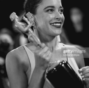 Juliana Canfield Instagram - Oh happy happy night …. Thank you @sagawards for throwing a perfect party and bravissimo to my favorite   beloved ensemble @succession 💕🏆😬😂🥰How wonderful……