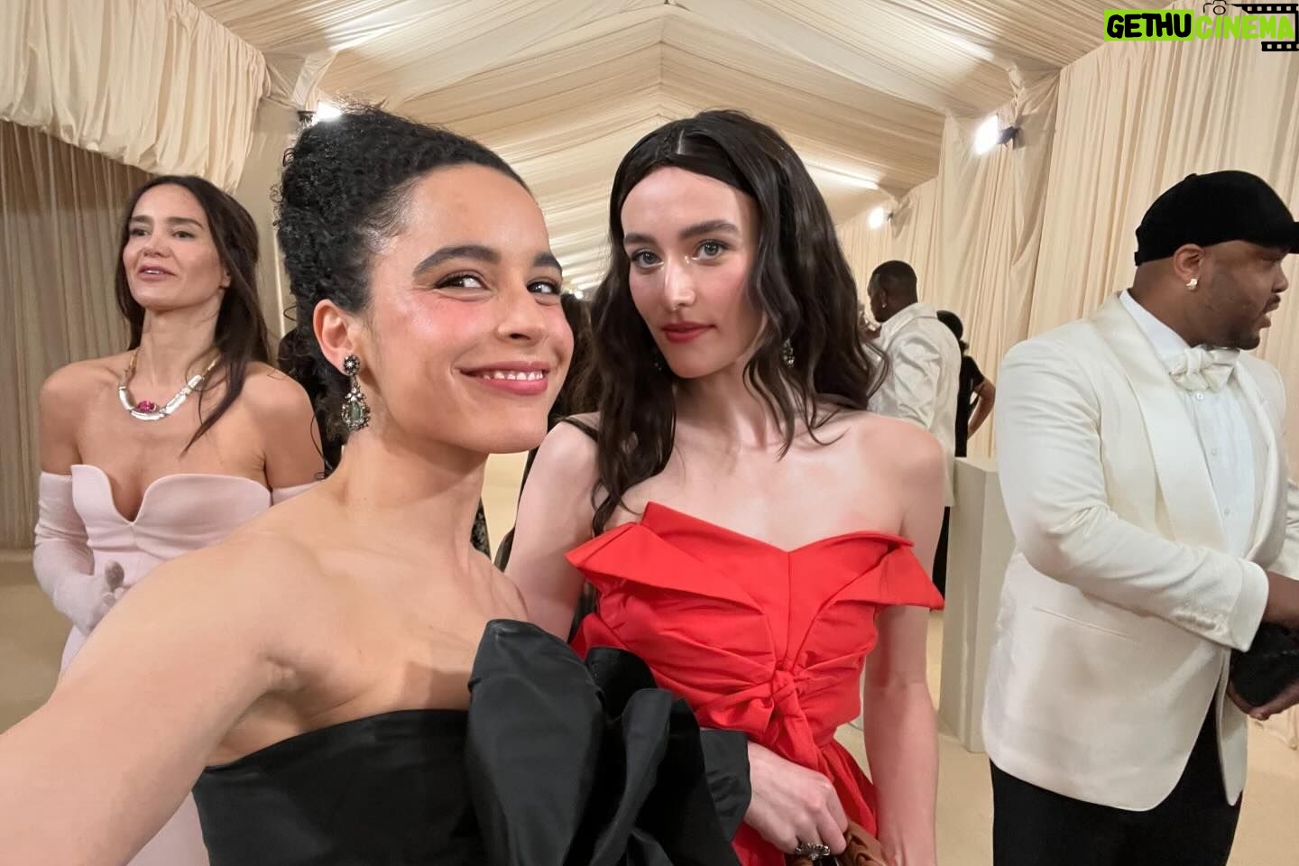 Juliana Canfield - 3K Likes - Circling back on a magical Monday…Started the day playing Masquerade on jimmy fallon — ended the night playing Bright at the Carlyle. Got ready for THE MET GALA (!!!!!!) in 1 hr flat at 30 rock with @akihisa0704 and @pircillapae …@daniela_spector made sure we had proof that it happened. @1stdibs helped resurrect this sleeping beauty of a dress (bill blass from the 70s) and @josephsaidianandsonsjewelry lent the jaw droppin jewels…. @alexandrakotur aka the Queen of Style made it all possible….I couldn’t and wouldn’t have done it without her keen eye or her big heart. And the cherry sprinkles on top was holding @sarah__pidgeon ‘s hand thru it all. Mama Mia I’m a lucky gal ♥️♥️♥️