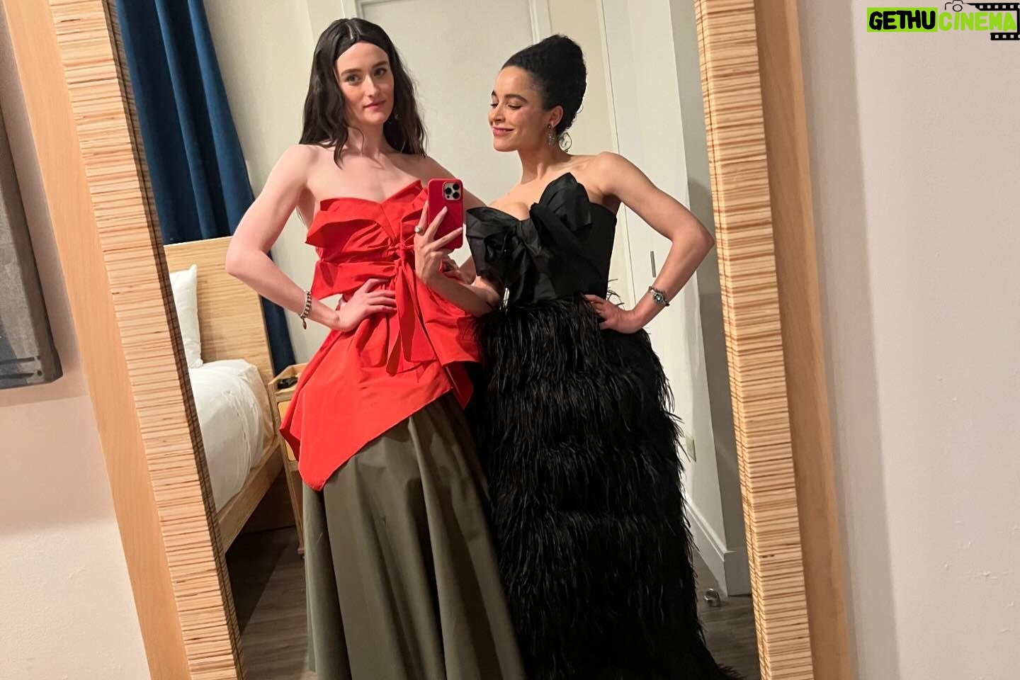 Juliana Canfield - 3K Likes - Circling back on a magical Monday…Started the day playing Masquerade on jimmy fallon — ended the night playing Bright at the Carlyle. Got ready for THE MET GALA (!!!!!!) in 1 hr flat at 30 rock with @akihisa0704 and @pircillapae …@daniela_spector made sure we had proof that it happened. @1stdibs helped resurrect this sleeping beauty of a dress (bill blass from the 70s) and @josephsaidianandsonsjewelry lent the jaw droppin jewels…. @alexandrakotur aka the Queen of Style made it all possible….I couldn’t and wouldn’t have done it without her keen eye or her big heart. And the cherry sprinkles on top was holding @sarah__pidgeon ‘s hand thru it all. Mama Mia I’m a lucky gal ♥️♥️♥️