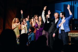 Juliana Canfield Instagram - Opening Night @stereophonicplay 🖤🎸😭⚡️Made my Broadway debut on Friday in a play I love more than any other, in the company of some of the best theater-makers in the whole wide world. Kissed by angels! Heaven on Earth! Come have a listen, we’re here all summer long!