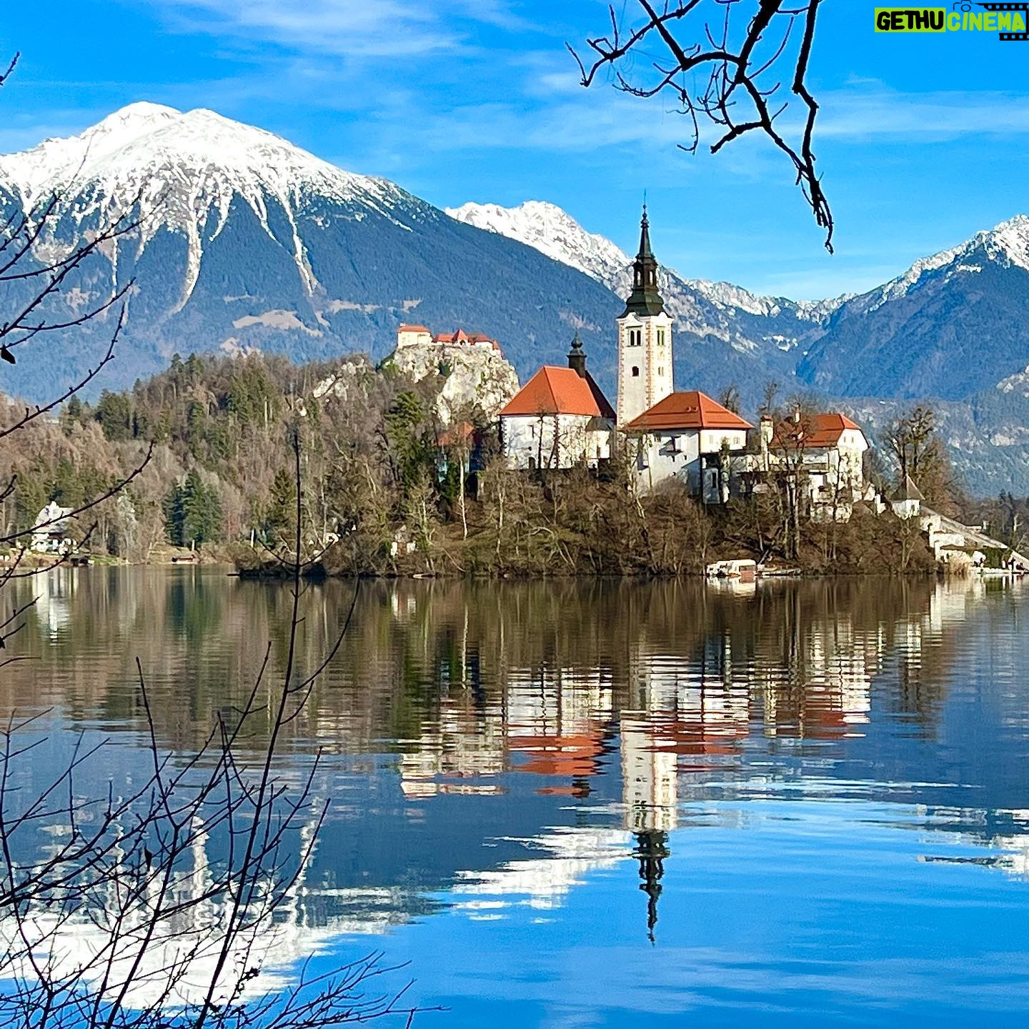Juliana Dever - 1.3K Likes - Ugh. We all have the one friend that looks amazing no matter what time of day or season it is.
.
Lake Freaking Bled, you gorgeous piece of nature. How are you always perfect?
.
Hubs and I are having some winter fun in Slovenia with my favorite Tina and her family. Can you believe this is Seamus’s first time here?!?
.
Also, the last picture of Špik mountain was taken as I stepped out of a restaurant at about 6pm. The moon was already full and illuminating the peaks. This is nightmode on my phone, handheld. I’m totally shocked at how crisp it is 🤯
.
#ifeelslovenia #wintertravel #visitslovenia #lakebled #lakebledslovenia