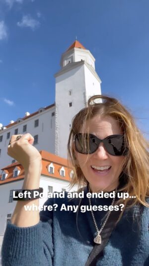 Juliana Dever Instagram - Four countries in one day - I went from Poland to Germany, then one more flight into country #3, and drove over the border to…any guesses?
