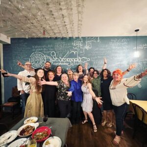 Juliana Dever Instagram - “Please take our message of love and peace and please tell people that we have something worth saving” Luarsab, our host for my Georgia 🇬🇪 tour closing night dinner said these words to us and it struck me to my core.
.
At the heart of all travel is connection.
.
Sometimes it’s to yourself.
.
Sometimes it’s to nature, or terroir.
.
But often for me, it’s to people. For in connecting with others, we really do meet ourselves.
.
When we take those journeys and learn from someone else’s culture, we carry their stories with us, back to others, and ultimately strengthen each other.
.
Especially in the shadow of neighbors who seek to swallow up and mute what makes a people distinct and unique, travel is more important than ever.
.
When I hear Luarsab ask “who will tell our story?” I realize it’s in these moments we travelers experience, the meals we share, the songs we hear, the landscape we take in…we do.
.
We are the stewards of these experiences, the emissaries who return home to tell others that a beautiful land like Georgia is worth preserving, worth protecting, worth fighting for.
.
If you ever find yourself in a position to visit the country of Georgia…GO. They send a message of love and peace, and my god do they have something worth saving ❤️.
.
#cleverdevergeorgia22 #besttourtoGeorgia #cleverdeveradventures #julianadever #azarpesharestaurant #emotionsaregeorgia #tastegeorgia
