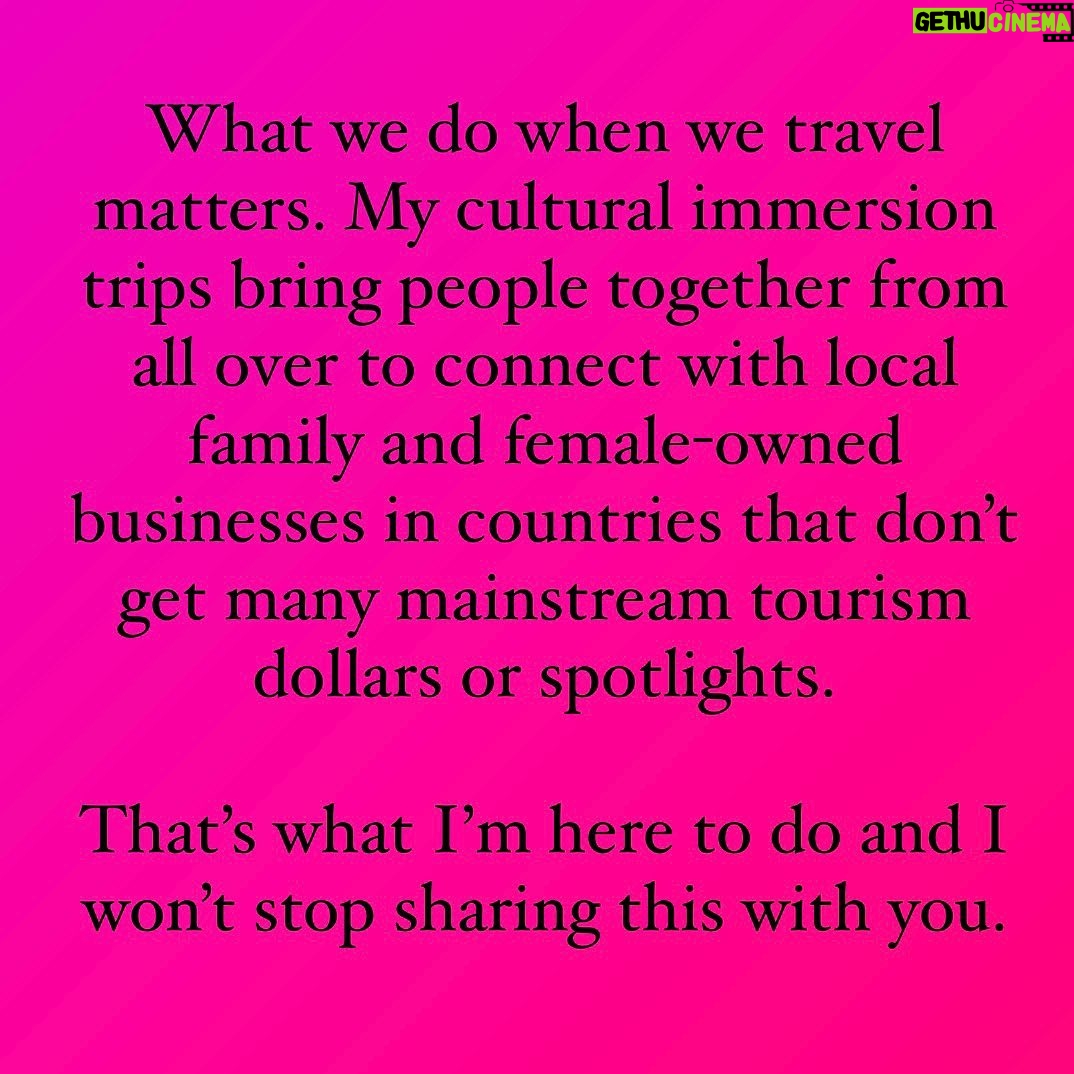 Juliana Dever - 1.5K Likes - Took some time to focus on my guests while I travel.
But I owe the families and women I’ve met along the way to share their stories. So I’ll get back to it. But first this.